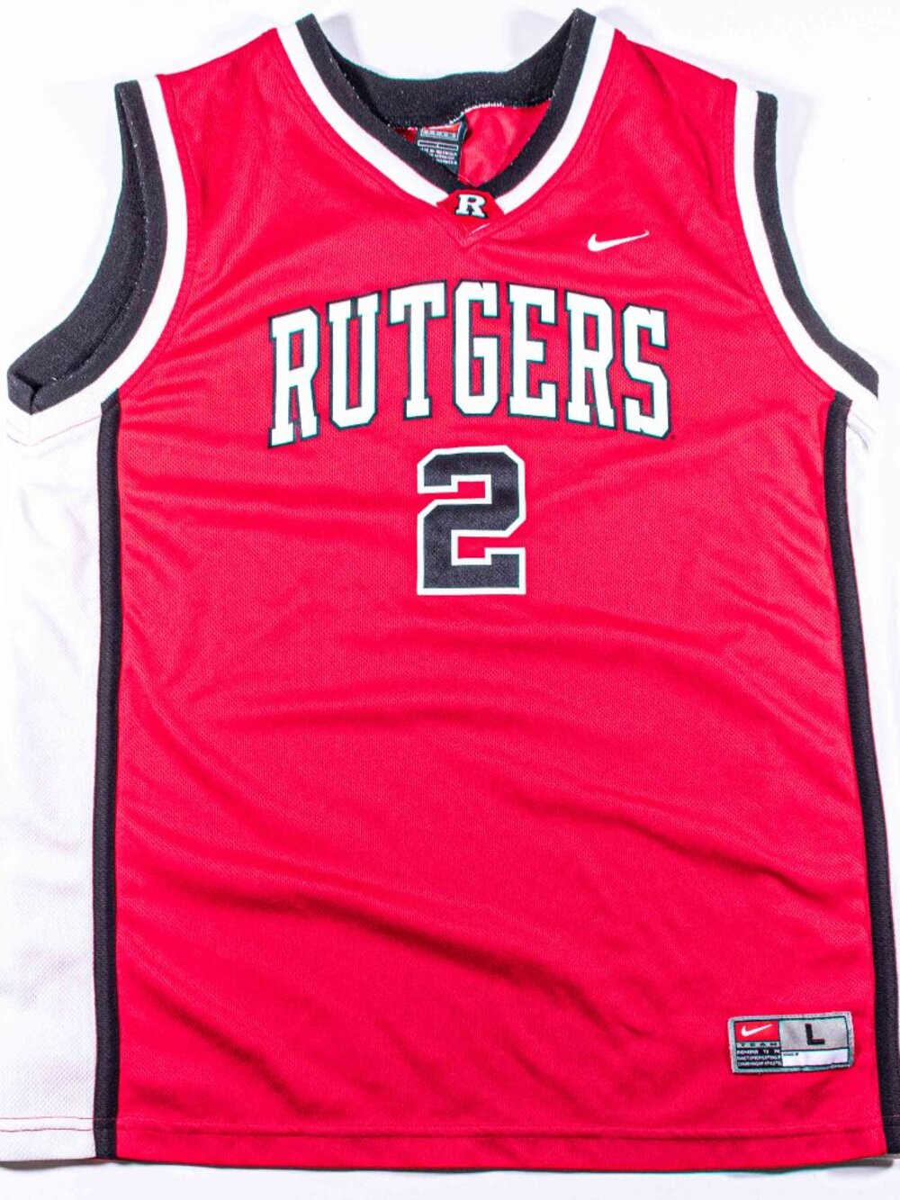 Vintage Y2K Nike Rutgers University #2 Jersey Youth Large Scarlet Knights YL